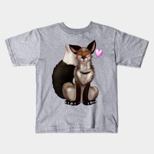 Foxy Friends: Dark Grey Kids T-Shirt